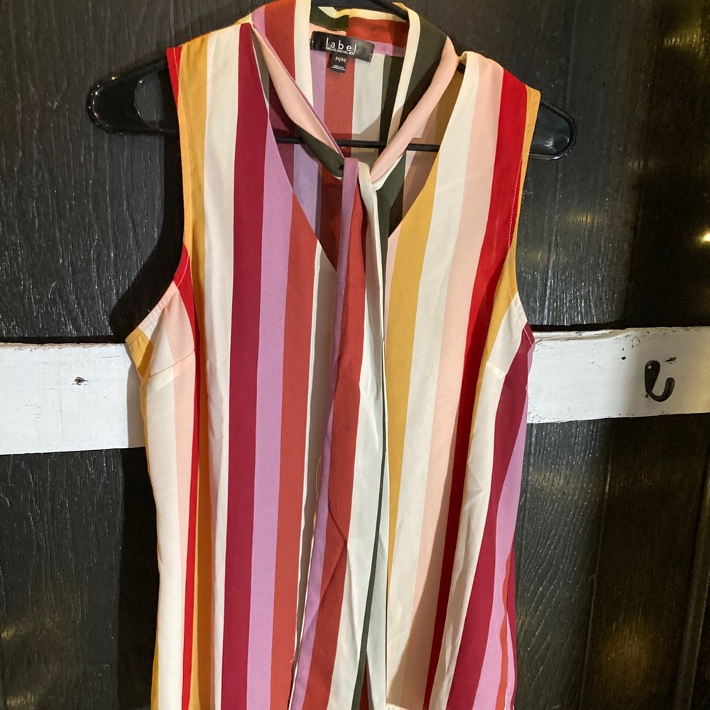 Tie neck blouse